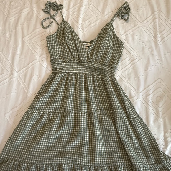 Speechless Dresses & Skirts - Speechless Green Gingham Mini Dress